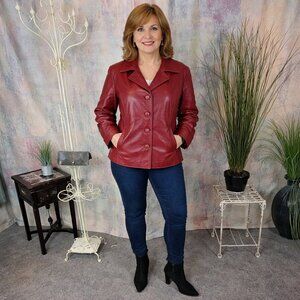 📌 Genuine Leather Jacket with removable warm Lining